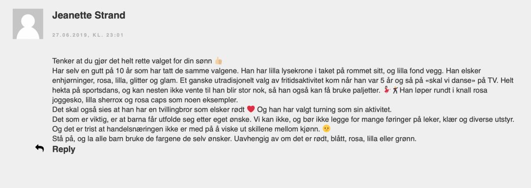 我是男孩，我喜欢紫色书包！一位挪威妈妈的刷屏日记