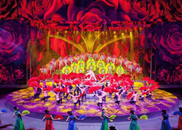 美到窒息的光影秀,美到极致烟花视频