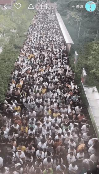 买月饼排队,一年一度买月饼排队开始了