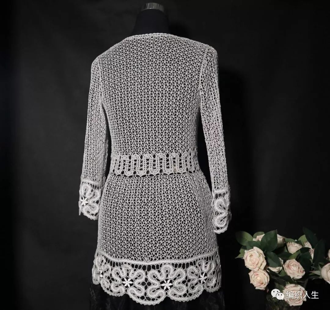 钩一件完整的开衫毛衣视频,比利时开衫