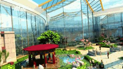 贡嘎机场全景视频,贡嘎机场t3航站楼效果图