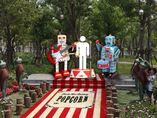 上海浦江郊野奇迹花园春季,上海浦江郊野公园奇迹花园10月