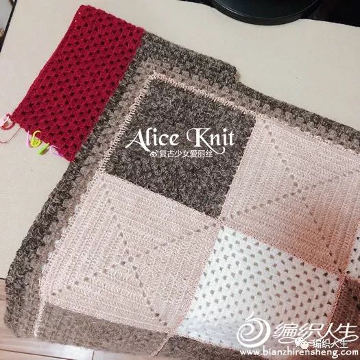 祖母方格套头衫完整视频教程,摩卡色毛衣女新款