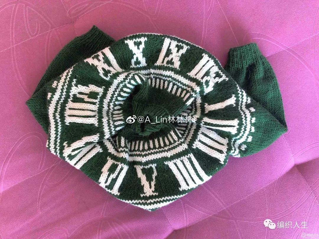 喵夫人镂空花套头毛衣,棒针天鹅套衫