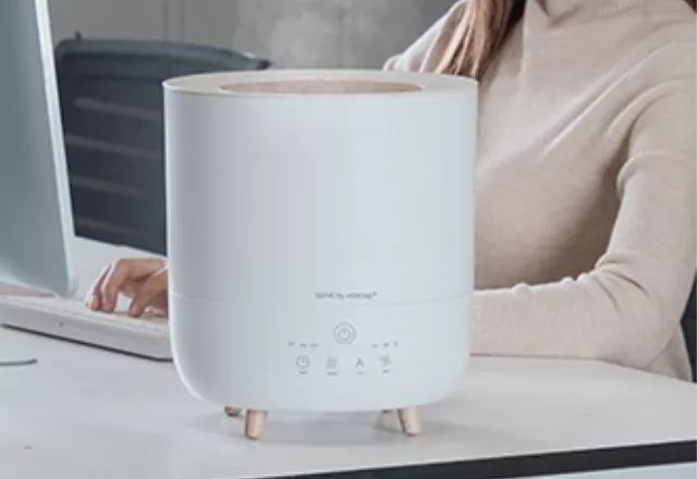 像艺术品的香薰加湿器，智能调节温度和雾量