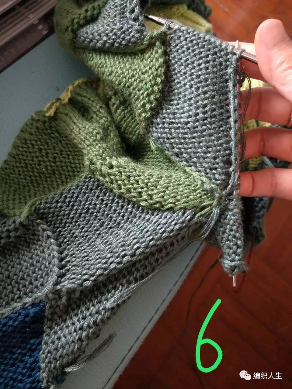 马海毛毛衣十三针编织花样图解,白桦编织衣服袖子收针