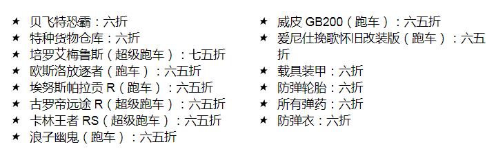 gta最新出的活动任务,gtaol新出越野车