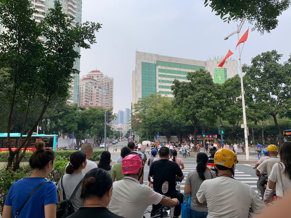 白石洲现在的情景,最后的白石洲