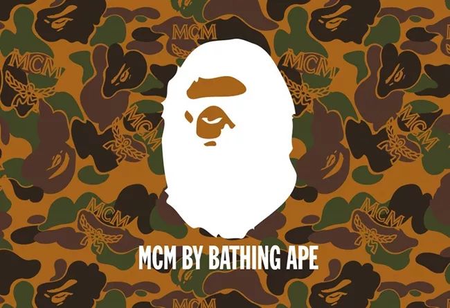 bape和mcm联名外套,mcmxbape双肩包