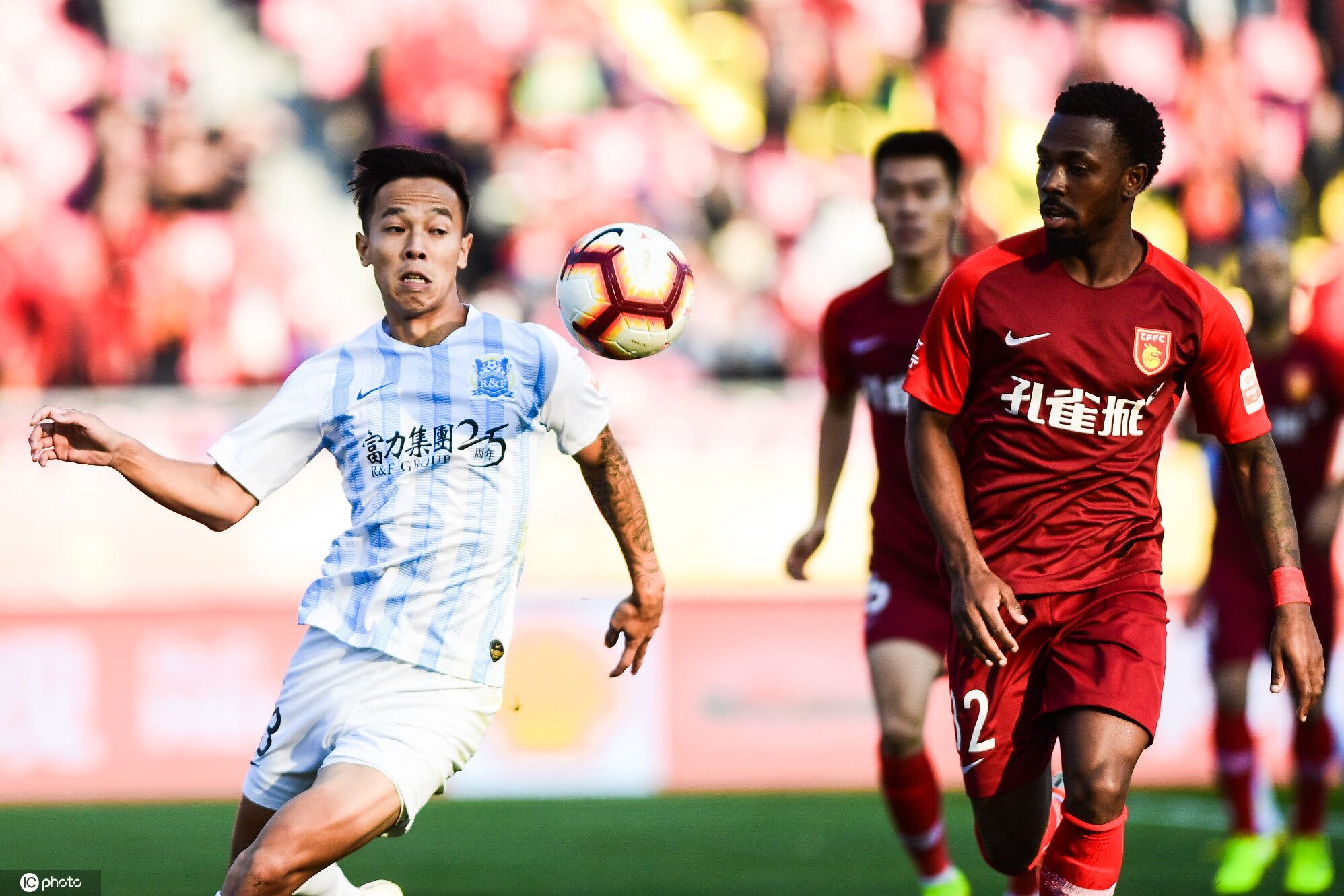 河北华夏马尔康进球,富力4比2扎哈维