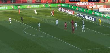 河北华夏马尔康进球,富力4比2扎哈维
