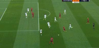 河北华夏马尔康进球,富力4比2扎哈维