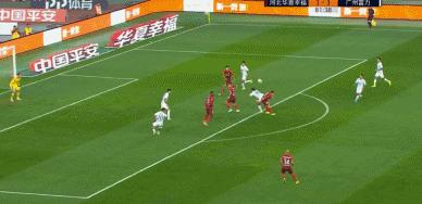 河北华夏马尔康进球,富力4比2扎哈维