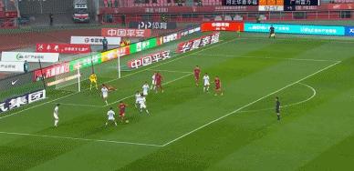 河北华夏马尔康进球,富力4比2扎哈维