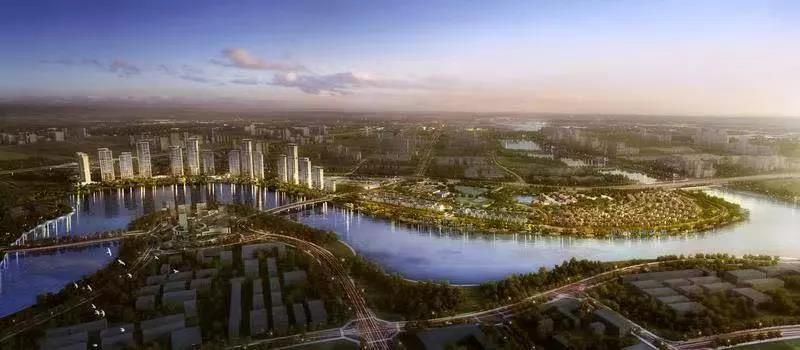 天府中央商务区楼盘,成都天府新区河畔新世界一期实景