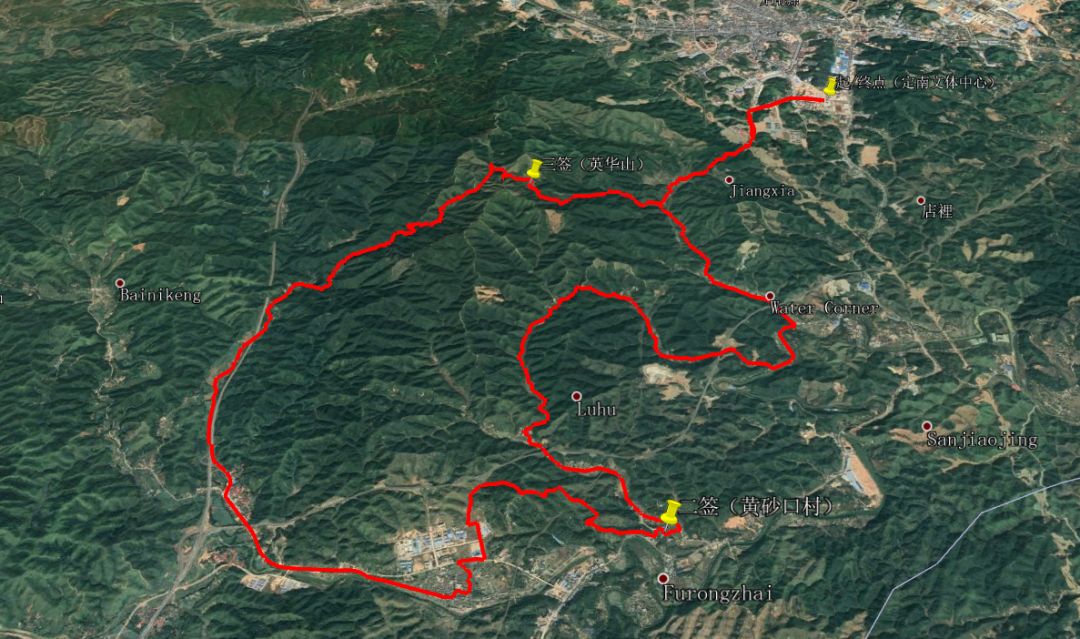 定南万人徒步,定南县第六届万人徒步节打卡