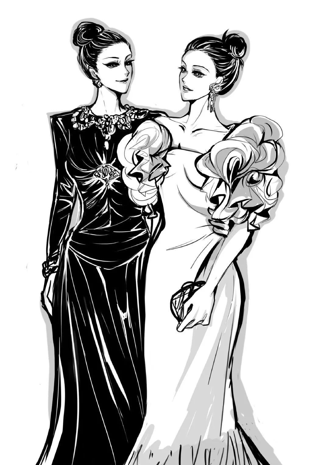 女明星和女明星同框颜值大对比,女明星红毯合照比美