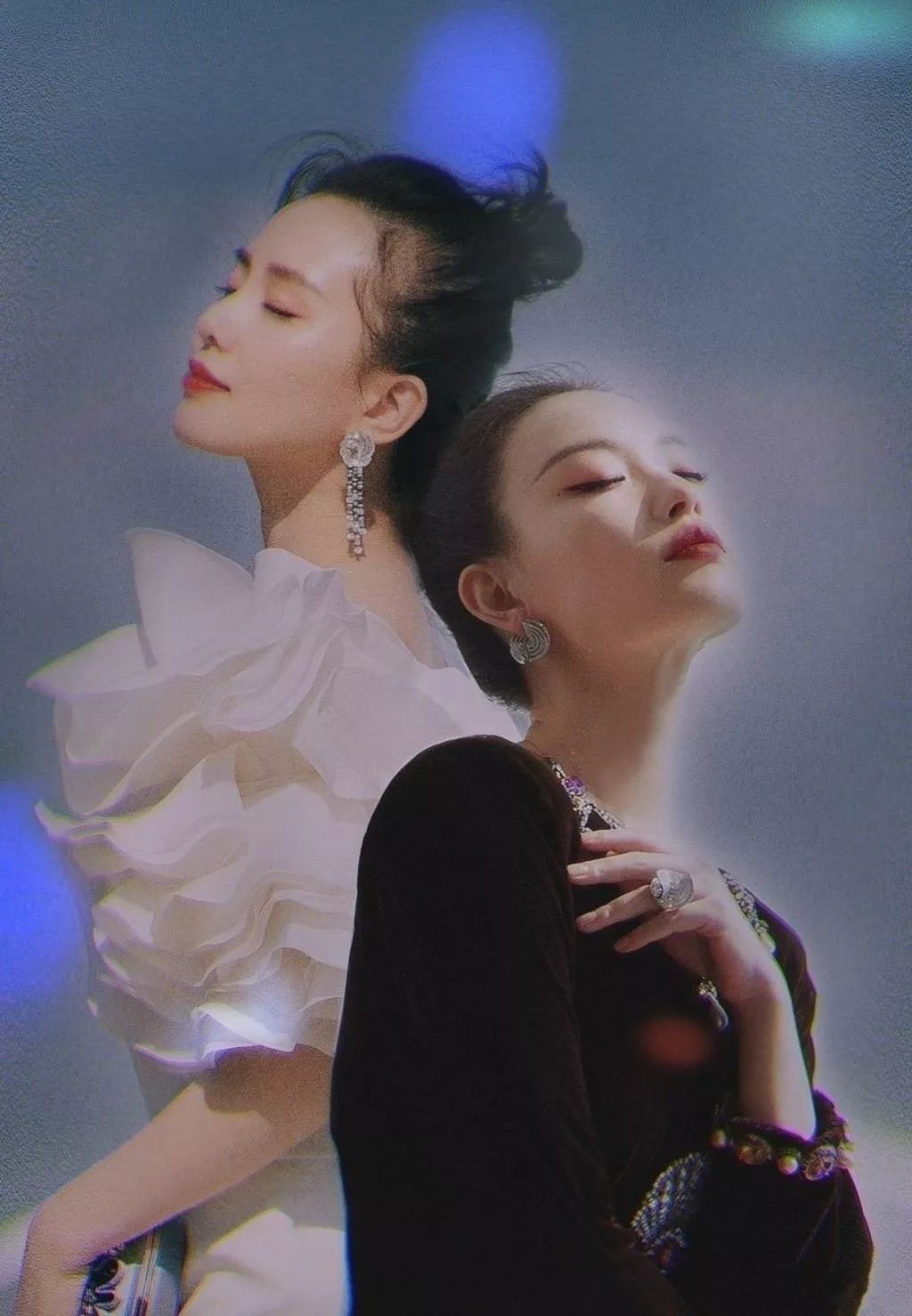 女明星和女明星同框颜值大对比,女明星红毯合照比美