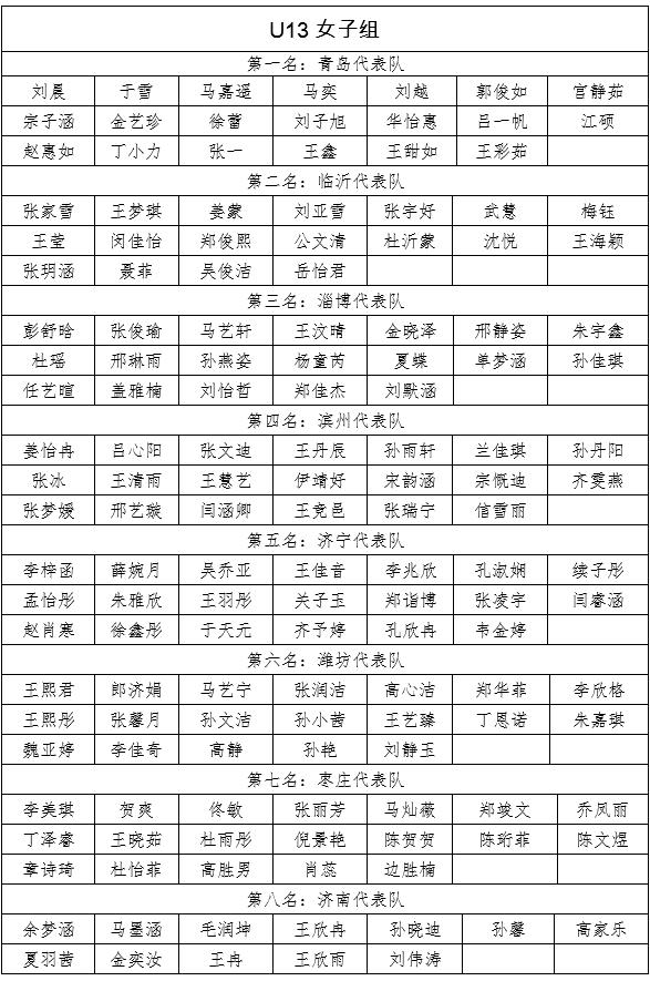 山东省青岛市校园足球联赛,山东省全国青少年足球特色学校杯