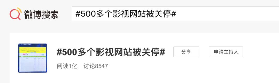500多个影视网站被封杀！中国影迷离观影自由还有多远？