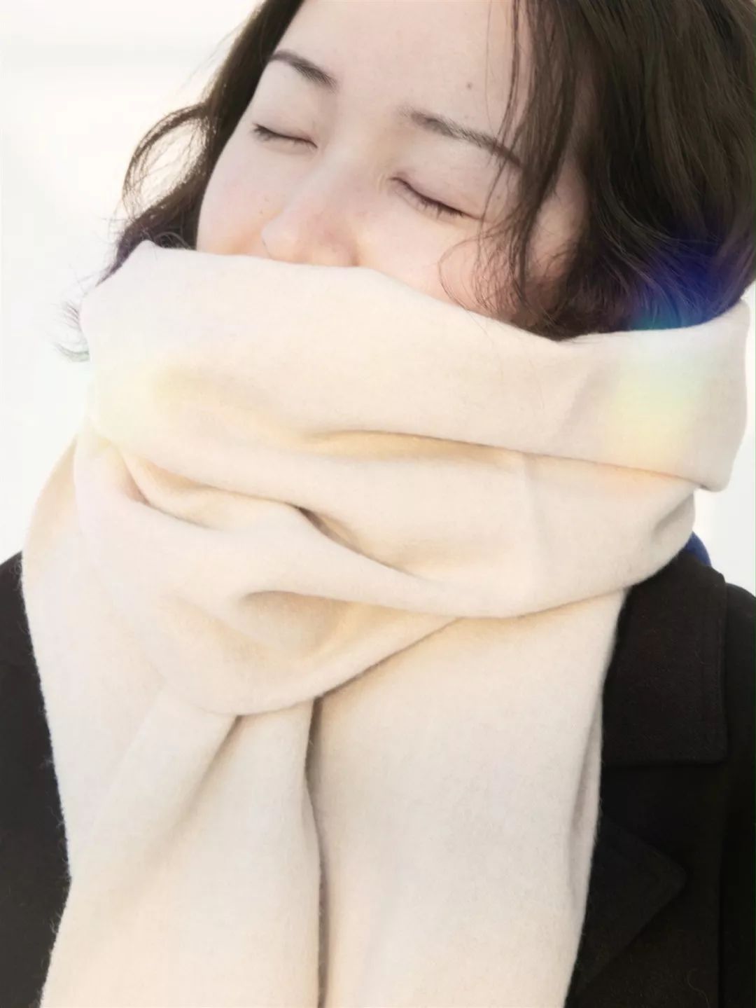 慵懒风韩系保暖围巾,日本纯羊毛围巾