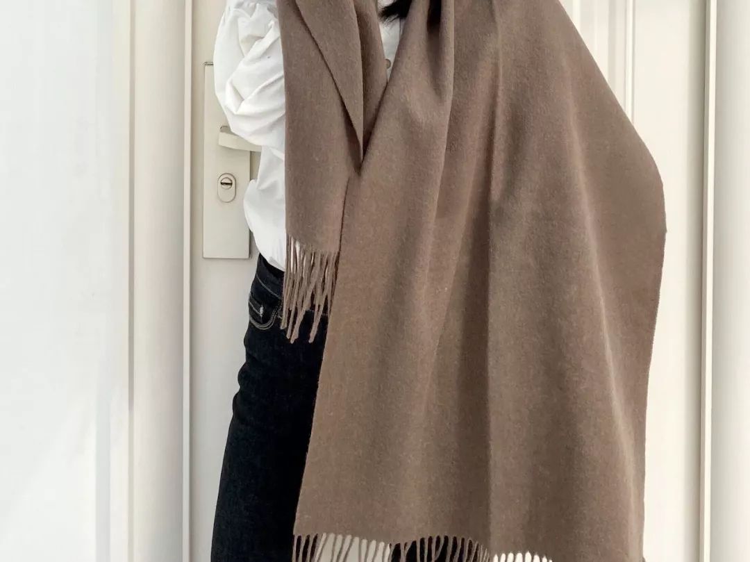 慵懒风韩系保暖围巾,日本纯羊毛围巾