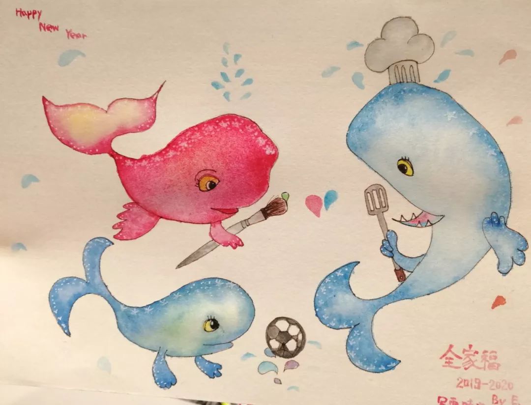 BlingBLling....抹香鲸全家福跨年画展闪亮登场，走过路过不要错过