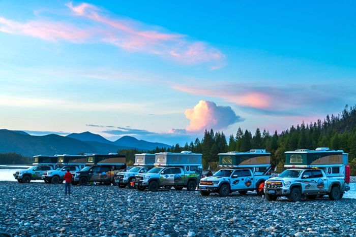 旅美速腾d-max激情者四驱越野房车,旅美速腾房车俱乐部穿越无人区