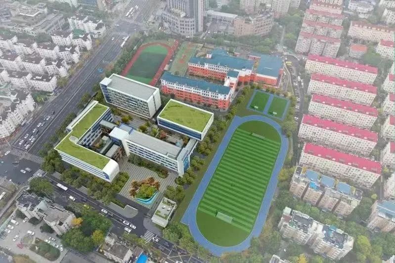 中学改扩建何时出效果图,2019年在建中学效果图