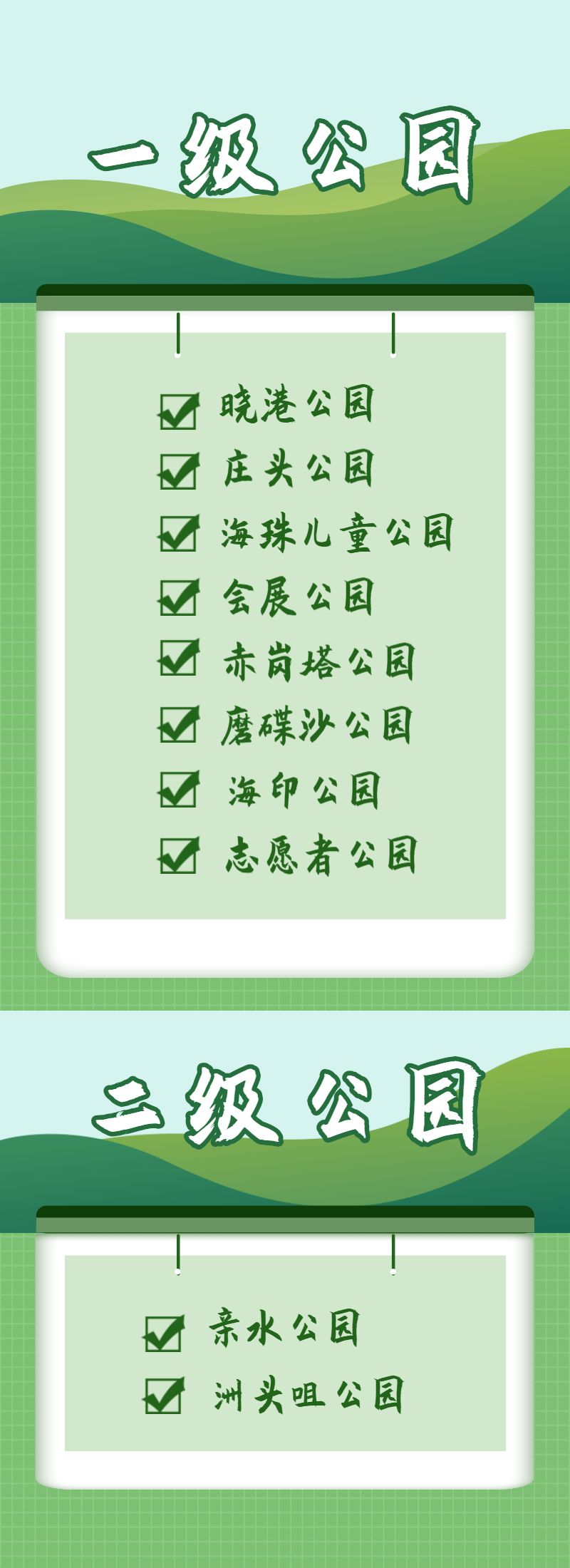 海珠区公园名单,广州公园排名前十名海珠湿地公园