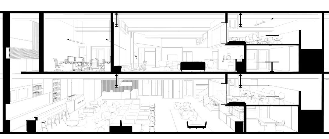 2000平方共享办公设计,联合办公室共享办公空间设计