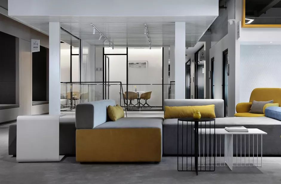 2000平方共享办公设计,联合办公室共享办公空间设计