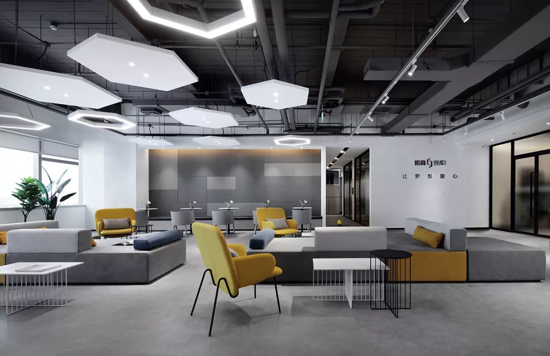 2000平方共享办公设计,联合办公室共享办公空间设计