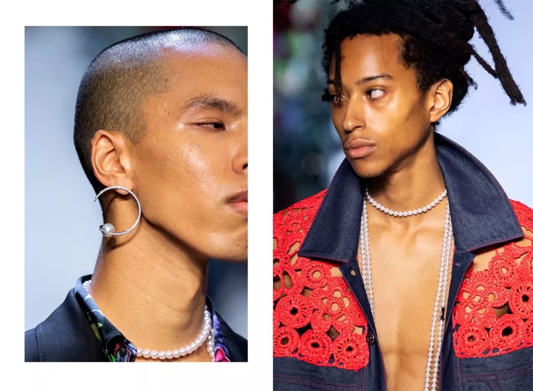 赶紧入手|一起做个戴珍珠项链的*男美**纸