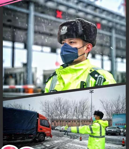 一抹藏蓝一道防线*徽警**闪耀在天津疫情防控一线