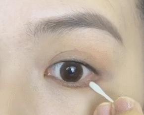 日常妆下眼睑画法,简单下眼睑眼妆画法