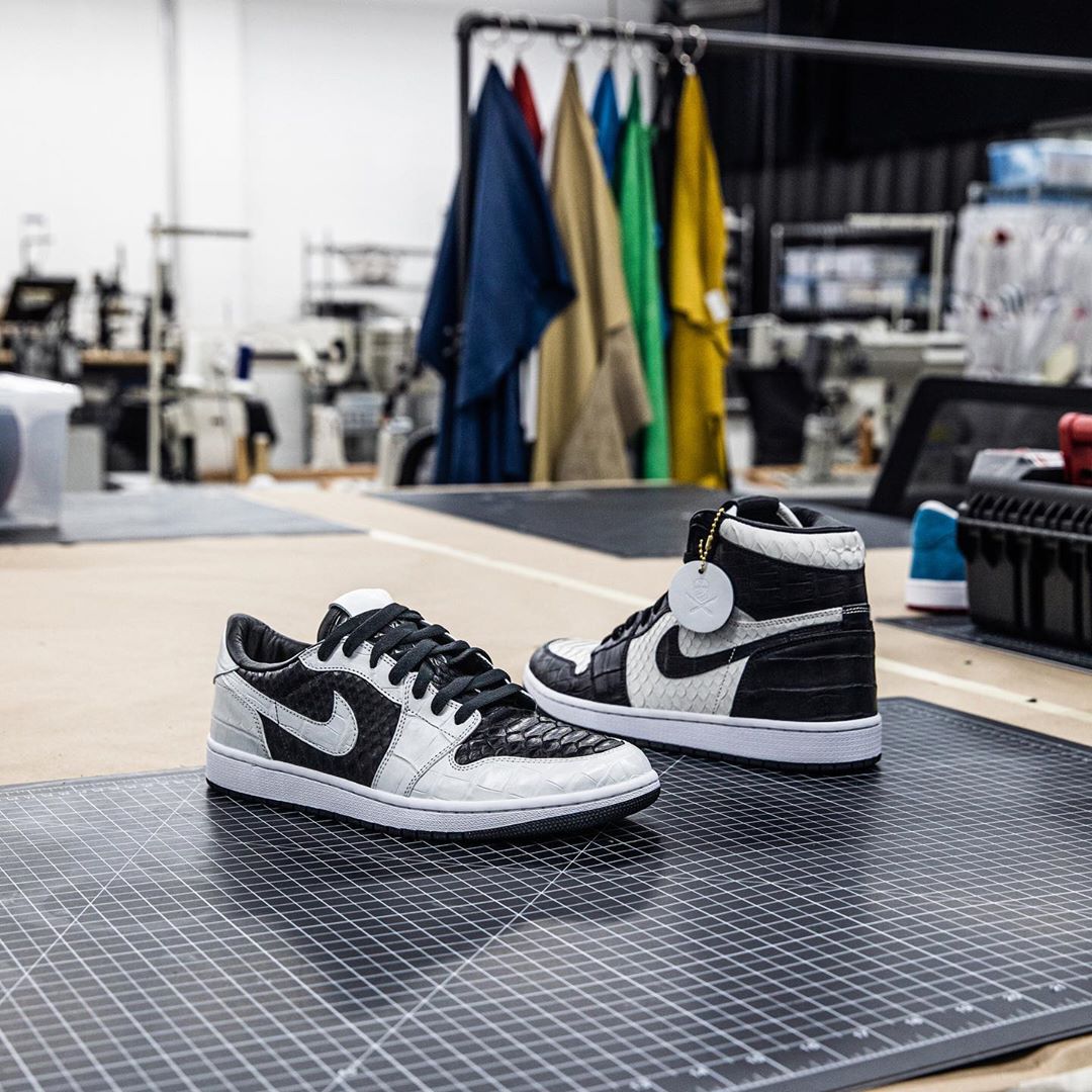 airjordan1芝加哥阴阳鸳鸯,airjordan1黑白熊猫高光