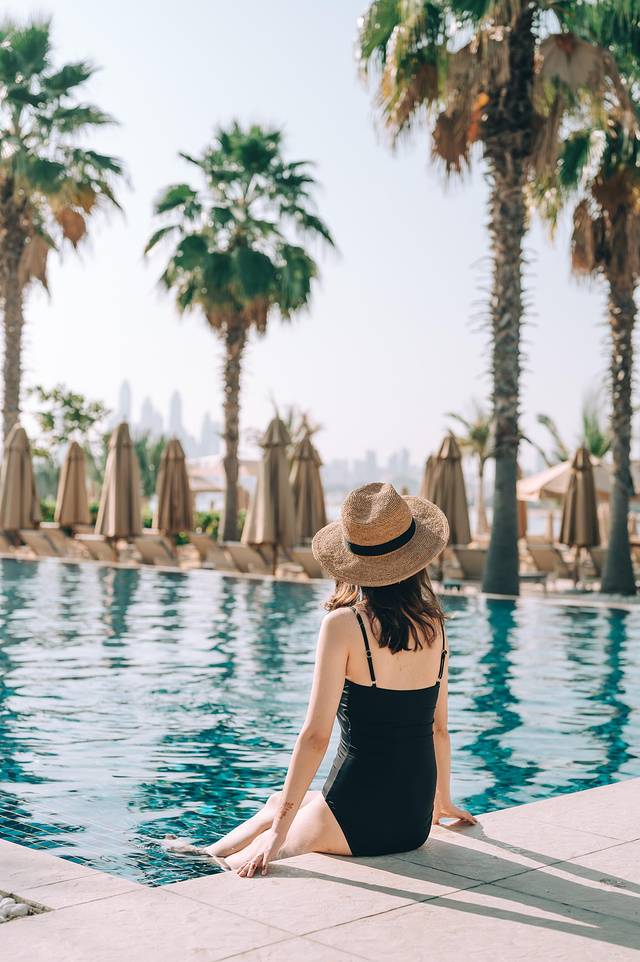 阿联酋迪拜之行,小狮妹和爸爸