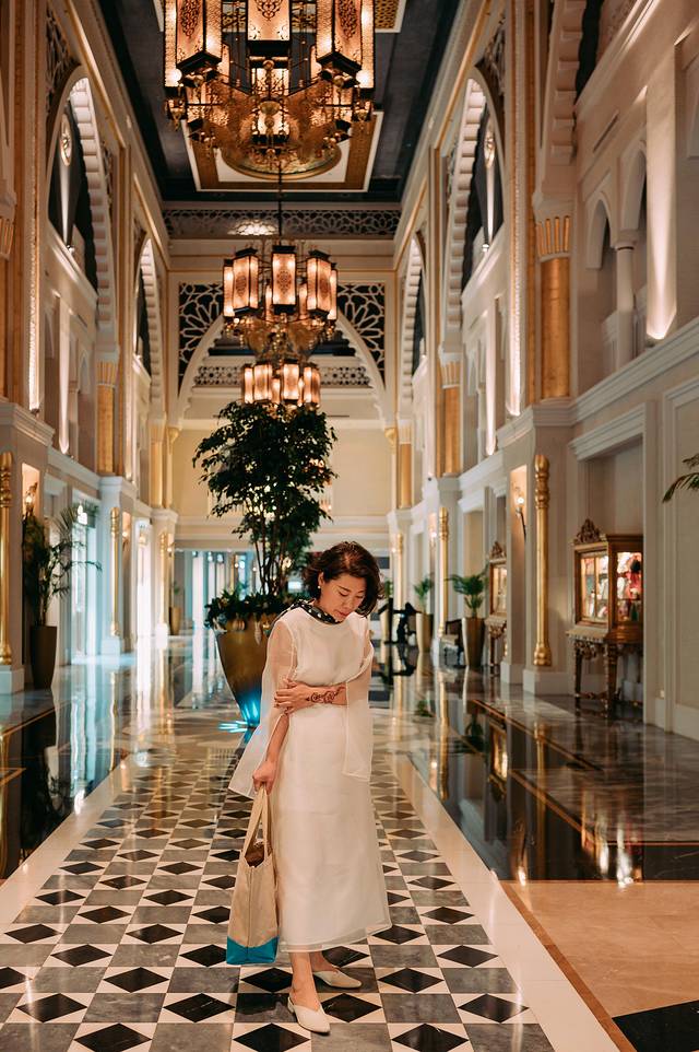 阿联酋迪拜之行,小狮妹和爸爸