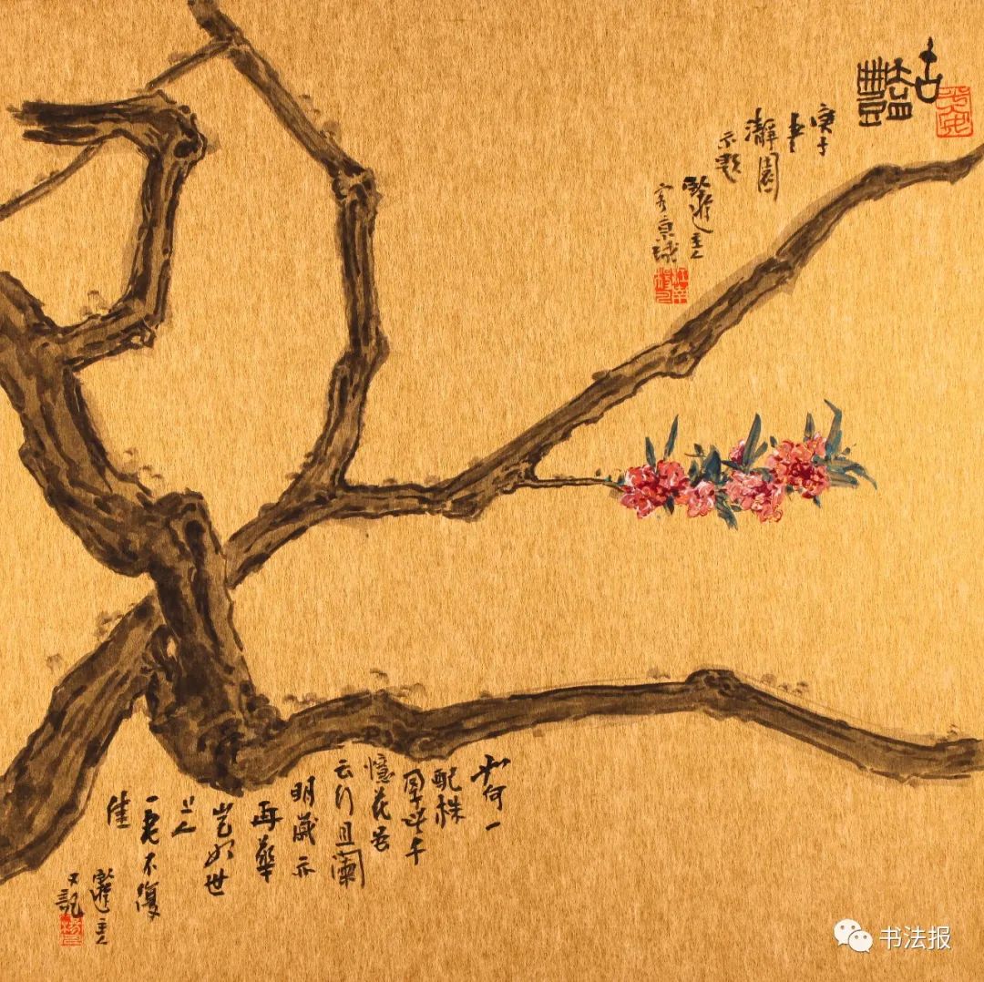 笔墨迎春花，57位画者为桃花“造像”