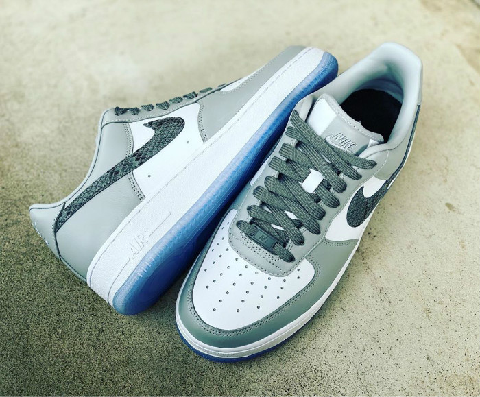 现在还能买！会员限定蛇纹DiorxAirForce1定制太帅了