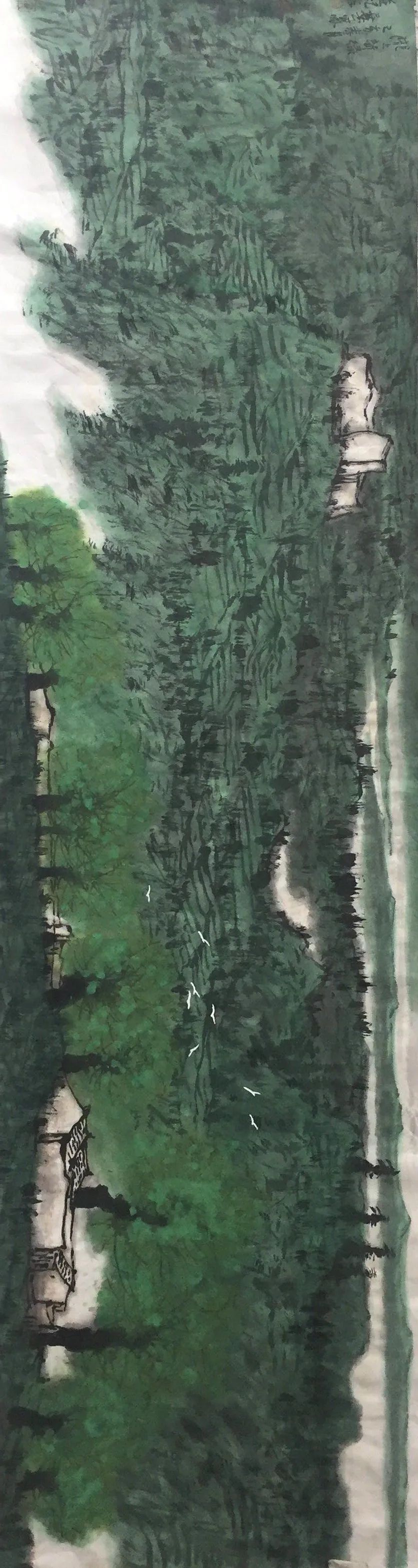 森林消防守护绿水青山,森林防火守护绿水青山绘画