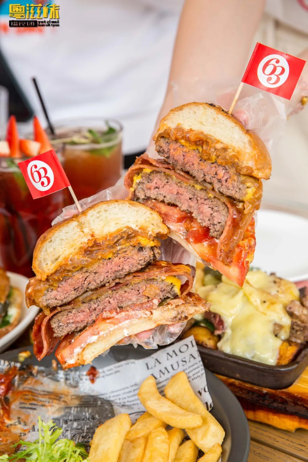 广州好吃汉堡店,邯郸芝士瀑布汉堡