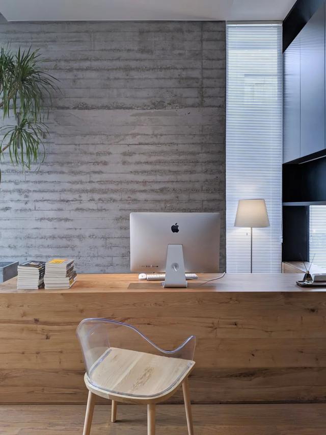 现代简约风格装修90平办公效果图,现代简约办公区装修效果图