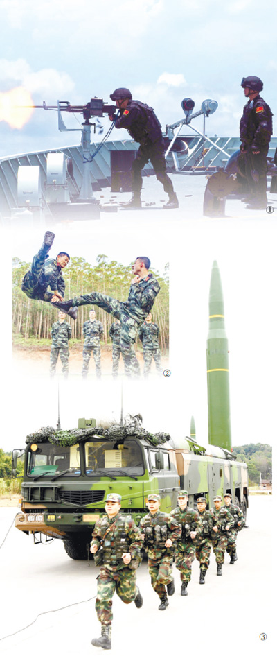 全军和武警部队实战化练兵不放松,放假不放松节日多练兵