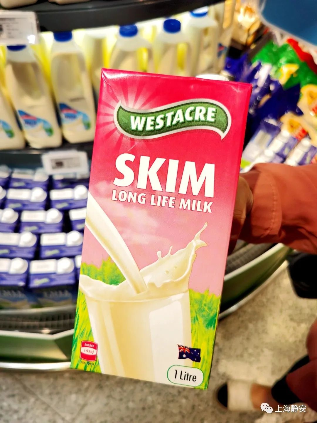 蓝莓牛奶整箱24盒清仓买一送一,1升进口牛奶