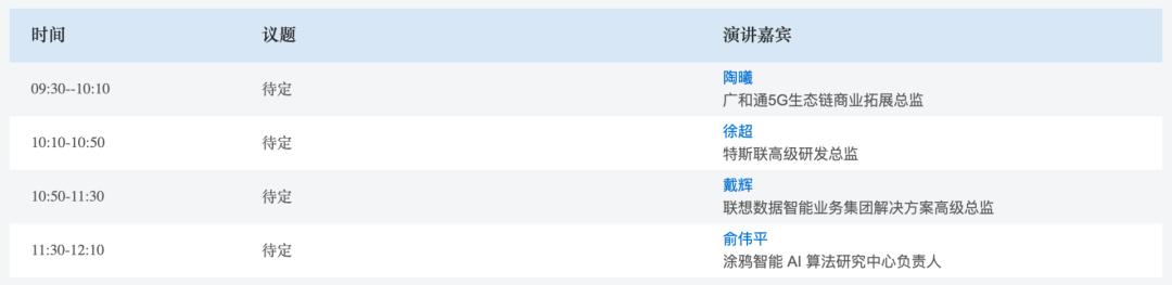 重磅日程公布！与百名大咖在线沟通技术，2天20个AI论坛不可错过