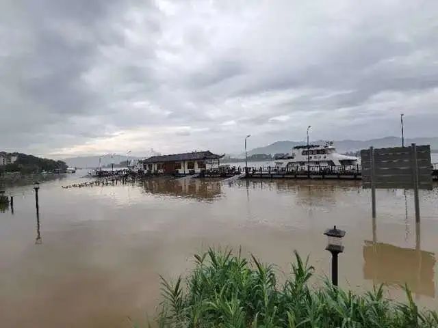 每小时2个西湖冲向下游，新安江水库水位开始下降！建德30万人受影响，桐庐多处汪洋