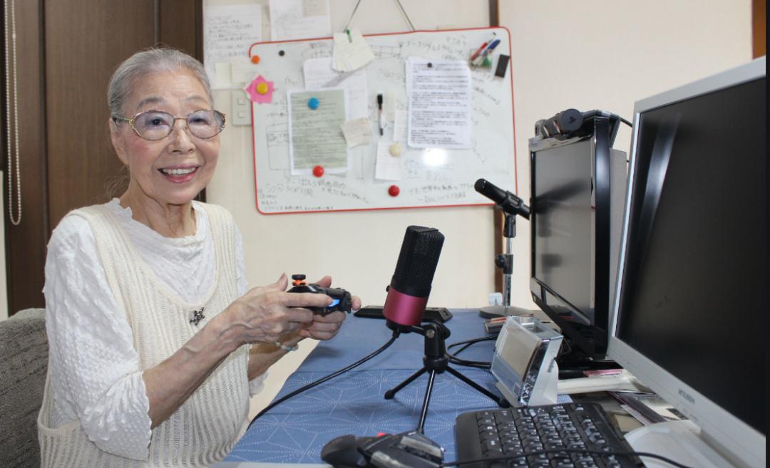 日本90岁老奶奶变身游戏主播，疯狂吸粉36万创吉尼斯纪录...