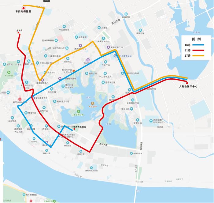 大别山区域医疗中心公交车时刻表,大别山医院公交
